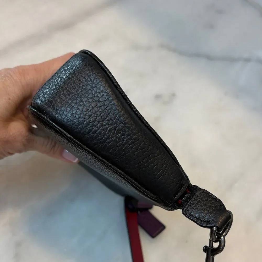 Coach Bag Mini Purse Handbag Leather Nolita 19 Horse & Carriage Rainbow Pebbled - Picture 10 of 15